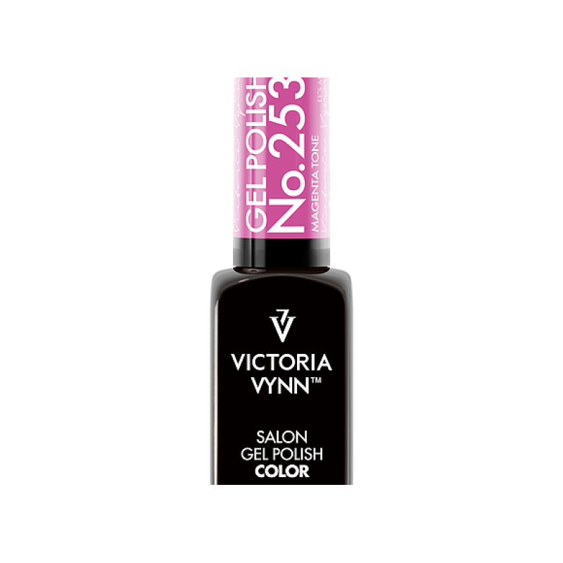 salon gel polish No.253 magenta tone (TPO FREE, HEMA FREE, DI-HEMA FREE)